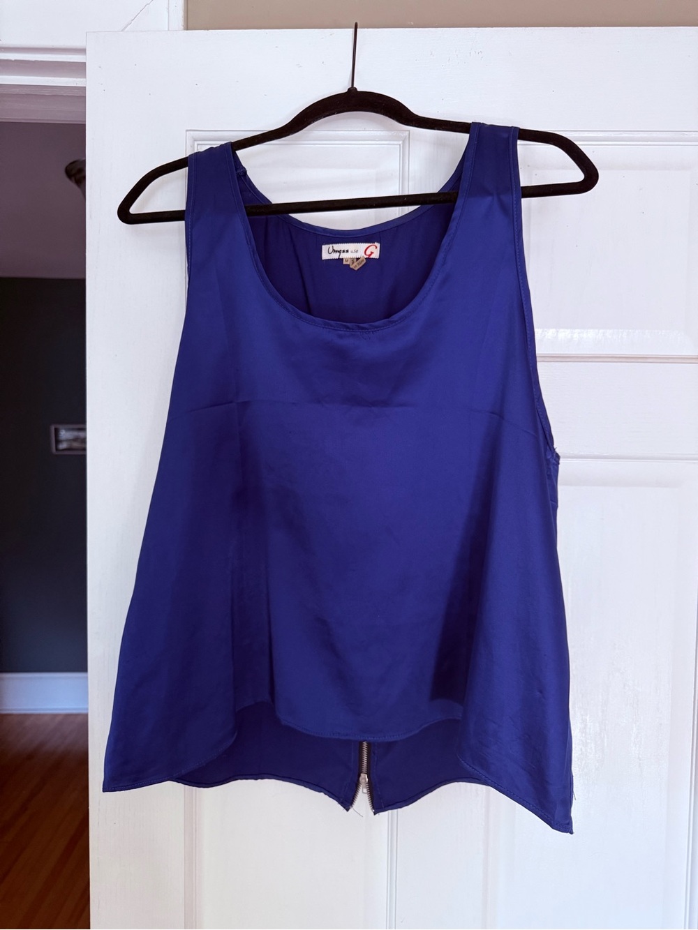 Umgee Royal Blue Scoop Neck Tank Top